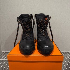 Hermes Mens Rain Boots. Size 43. Worn 3 times.